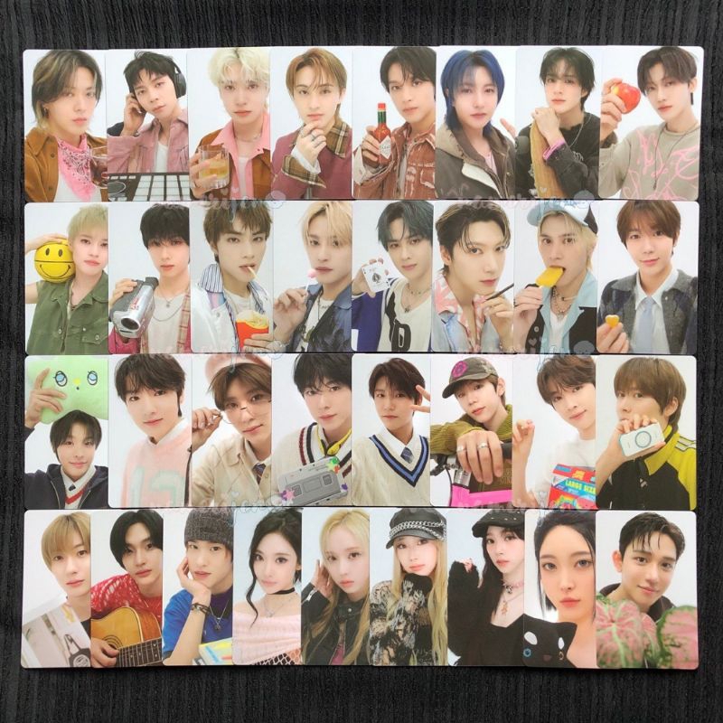 PHOTOCARD ALBUM 2025 SMTOWN THE CULTURE THE FUTURE - FAMILY VER OFFICIAL PC NCT 127 DREAM WISH WAYV 