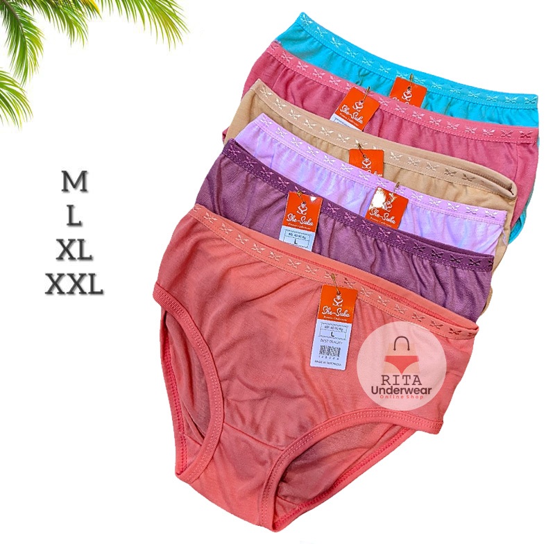 CD Celana Dalam Wanita Cewek Renda Dewasa Remaja She Suka Ukuran Size M L XL XXL 3L Katun Adem