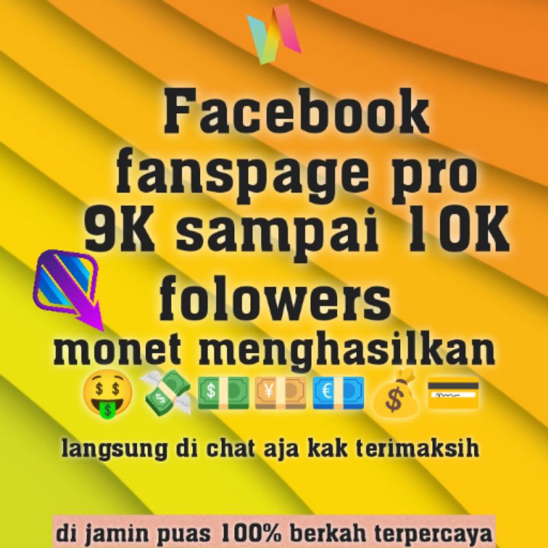 fanspage monet 9k + 10k folowers