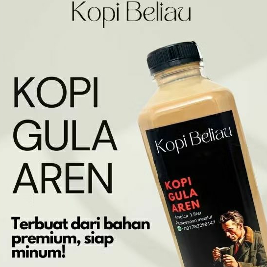 

Kopi Beliau Kopi Gula Aren Siap Minum 1 Liter