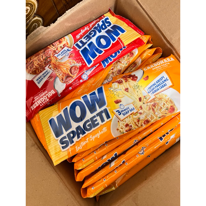 

Mie wow spageti bolognese dan carbonara