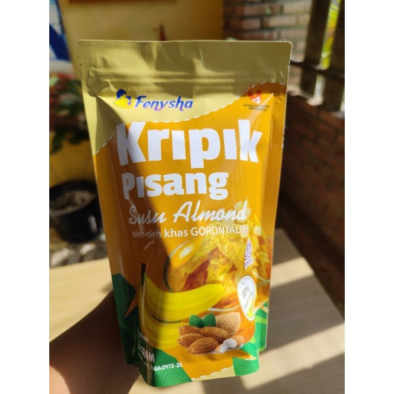 

keripik pisang Almond