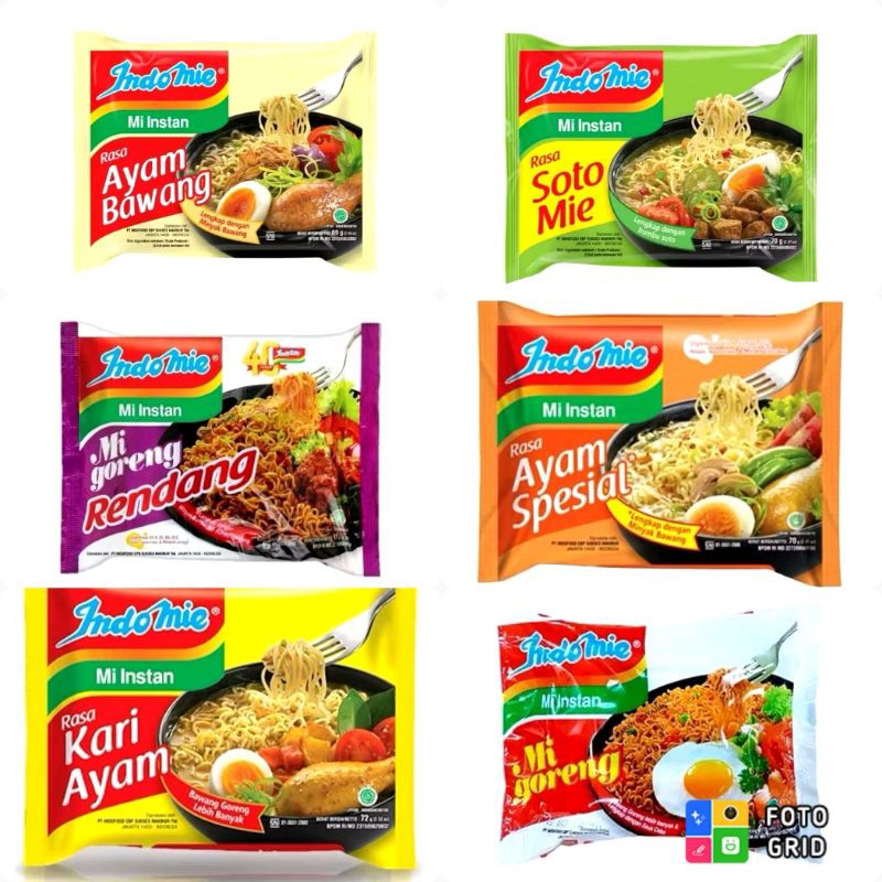 

5 pcs Indomie all variant