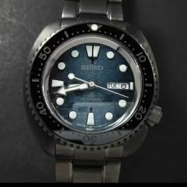 Seiko Prospex Turtle SRPD11K1 Batman Save The Ocean Black Series Special Edition MOD SRPF77K1 King T