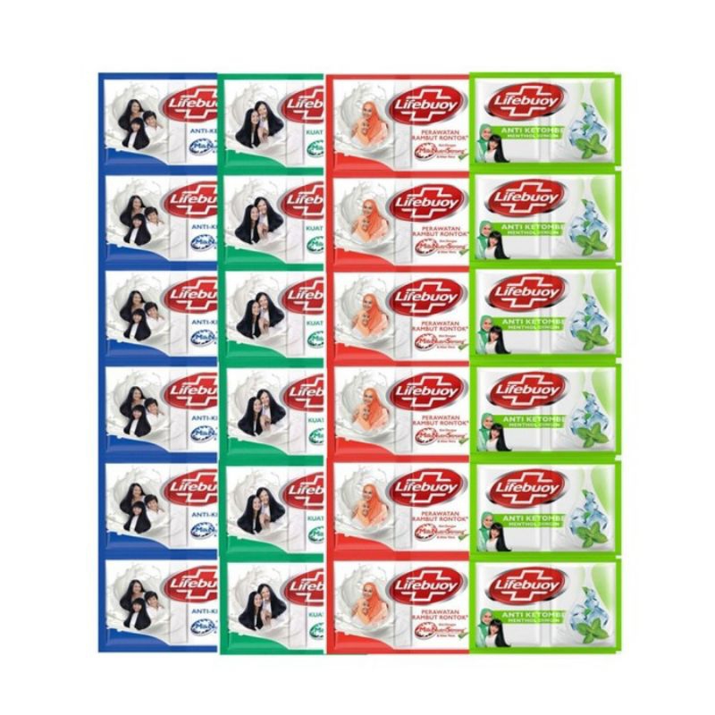 Lifebuoy shampoo Sachet isi 12Pcs