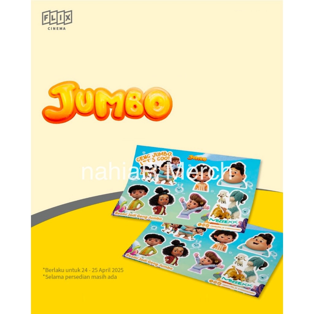 

Jumbo x FLIX Cinema Official Sticker Pack #2