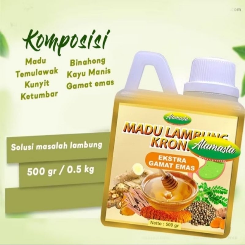 

ALAMASTA Madu Lambung Kronis 500gr | Maag, Gerd, Asam lambung
