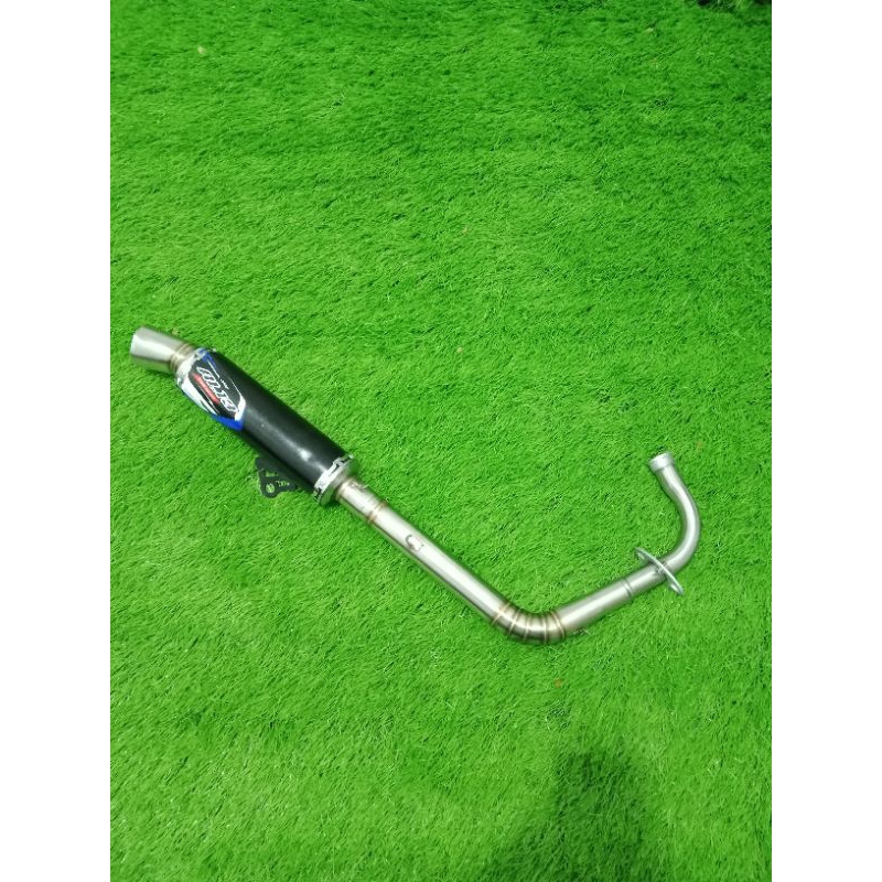 knalpot Al13 silincer hitam salemba breket bawah Beat new