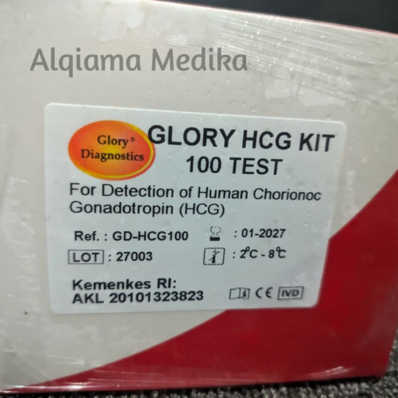 Reagen HCG Latex Kit 100 Test Glory diagnostics