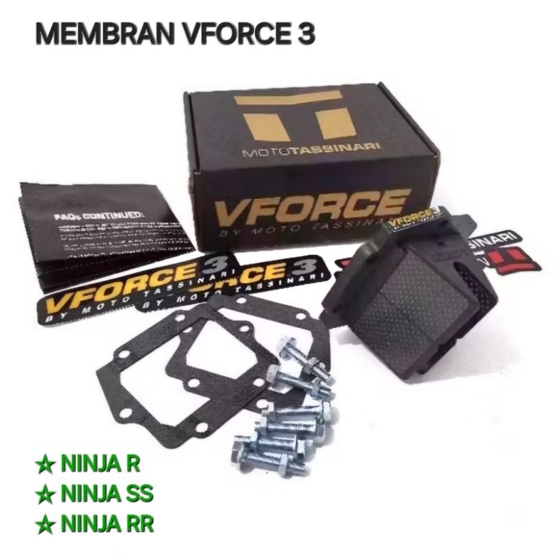 MEMBRAN RACING VFORCE 3 KARBON CARBON NINJA R NINJA SS NINJA RR