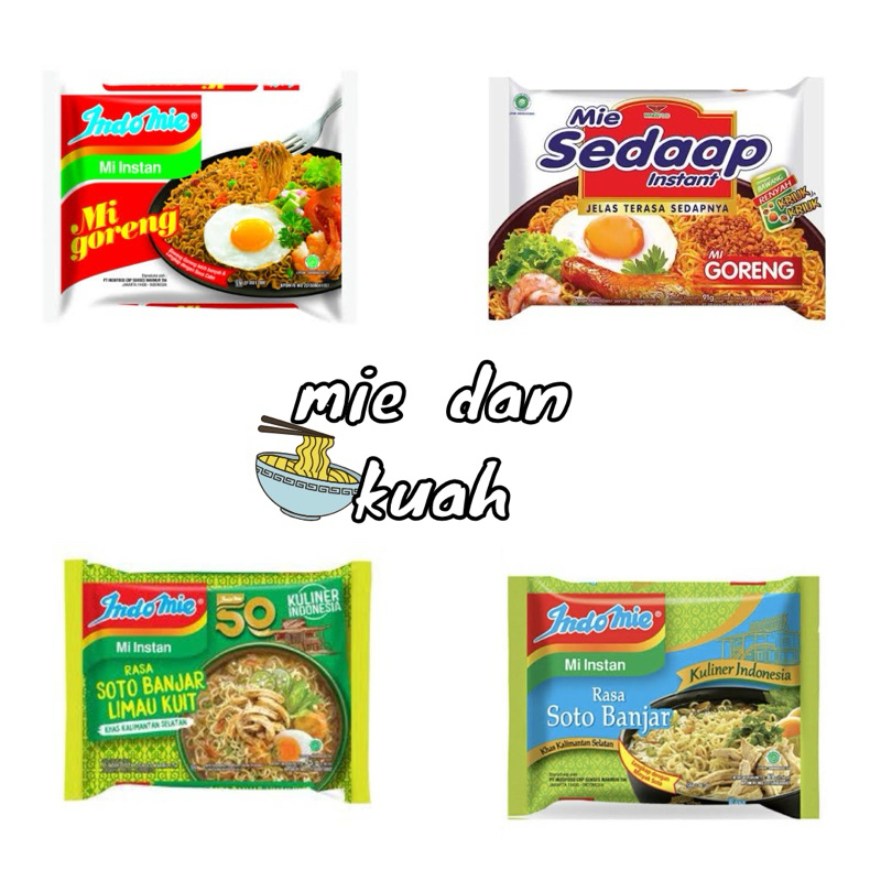 

INDOMIE GORENG MURAH GROSIR mie instan mie goreng dan kuah SEDAP GORENG MURAH - indomie goreng banjarmasin (1pcs&5pcs)