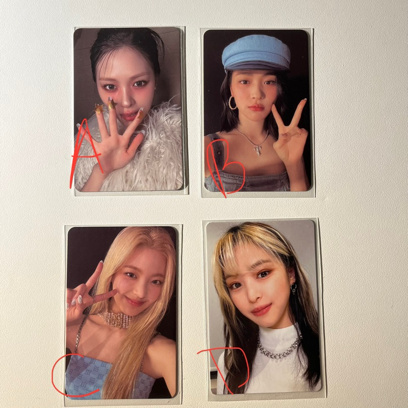 ITZY RYUJIN LIA PHOTOCARD OFFICIAL