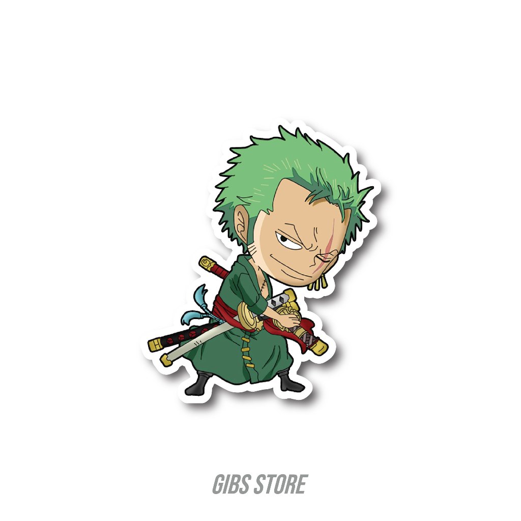 

STICKER SATUAN ONE PIECE (RORONOA ZORO) #6