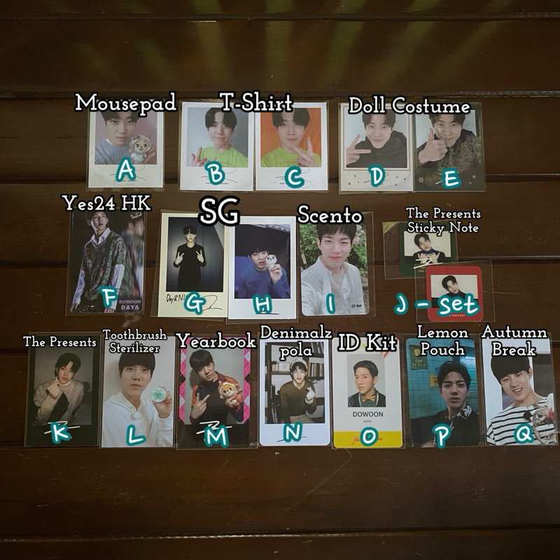 Day6 Dowoon Photocard Event Winter Edition Youth Encore Merchandise