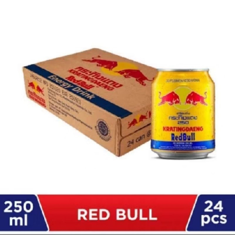 

Kratingdaeng kaleng 250ml x 1 dus isi 24 pcs
