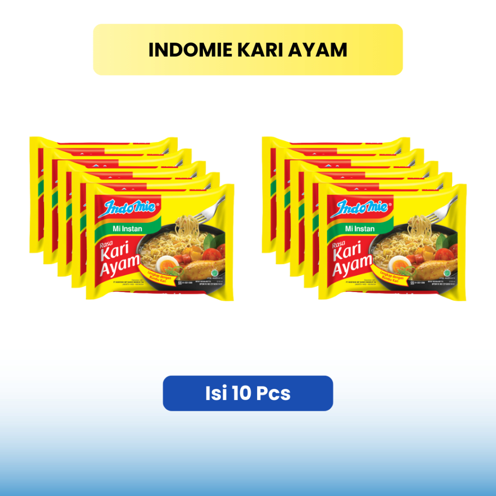 

Jual Indomie Kari Ayam | Mie Instant Kari Ayam Paket 10 Pcs