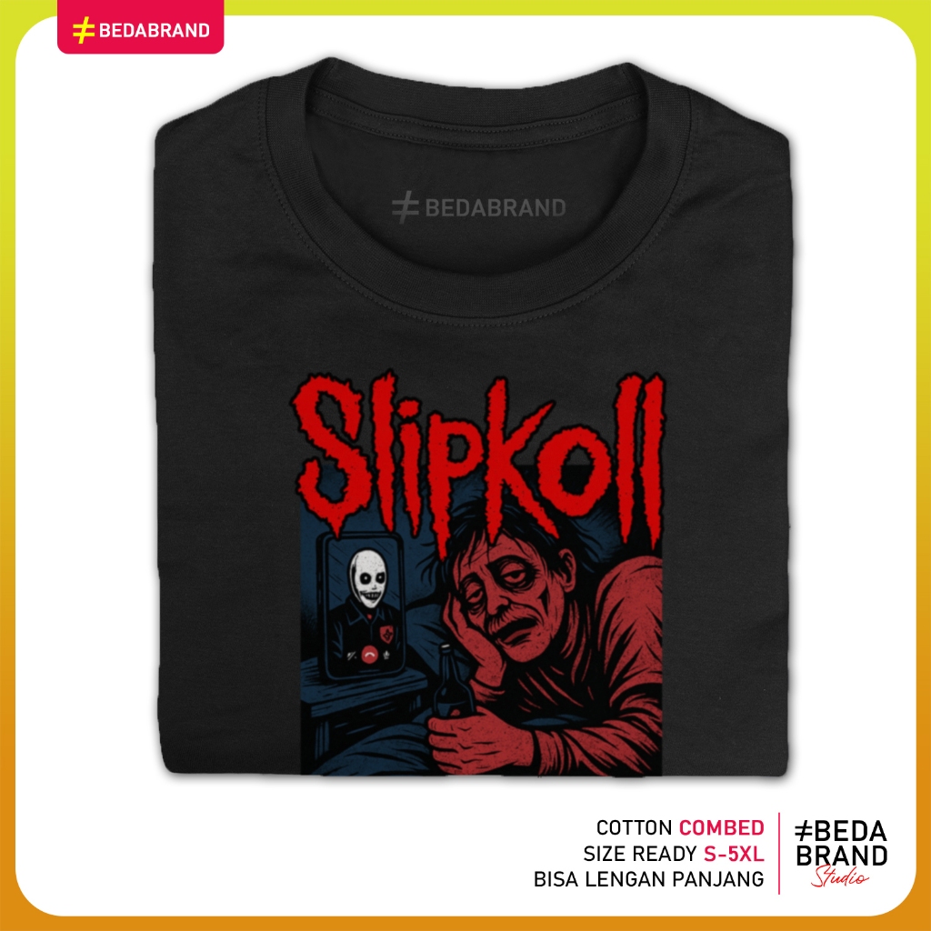 Kaos Parodi Plesetan Band Lucu - Slipkoll