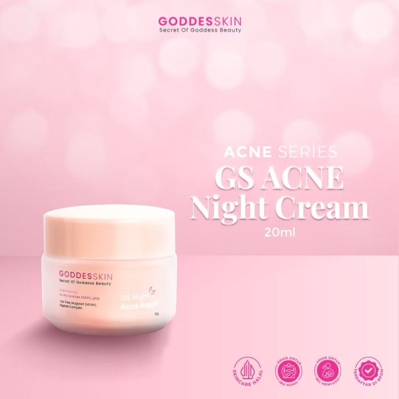 Goddesskin by Athena - GS+ Night Cream Acne
