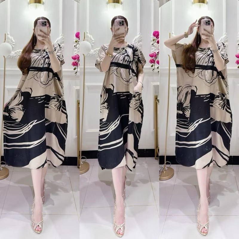 DASTER LOWO RESLETING DEPAN MOTIF BUNGA JUMBO LD 130 BUSUI RESLETING  BUMIL KELELAWAR VIRAL MURAH AD