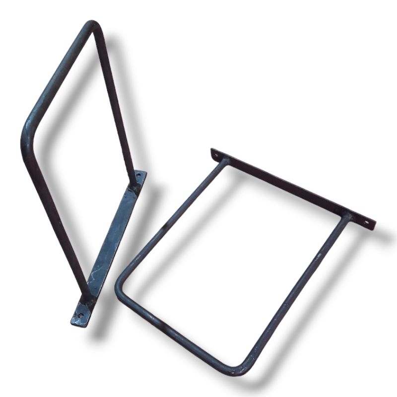 display sepatu display sandal rak sepatu dinding minimal / breket ambalan