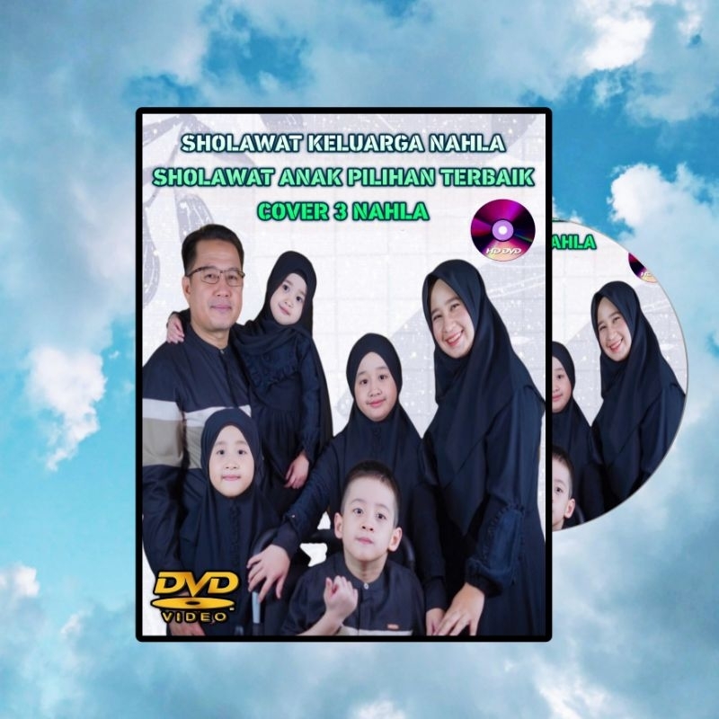Kaset DVD Vidio Lagu Sholawat Keluarga Nahla Terbaru Terpopuler - Kaset DVD Lagu Sholawat 3 Nahla - 