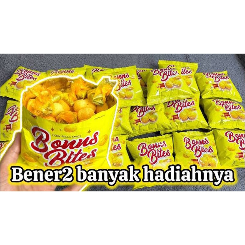 

Chiki boons bites berhadiah / 1 renceng isi 10 bungkus