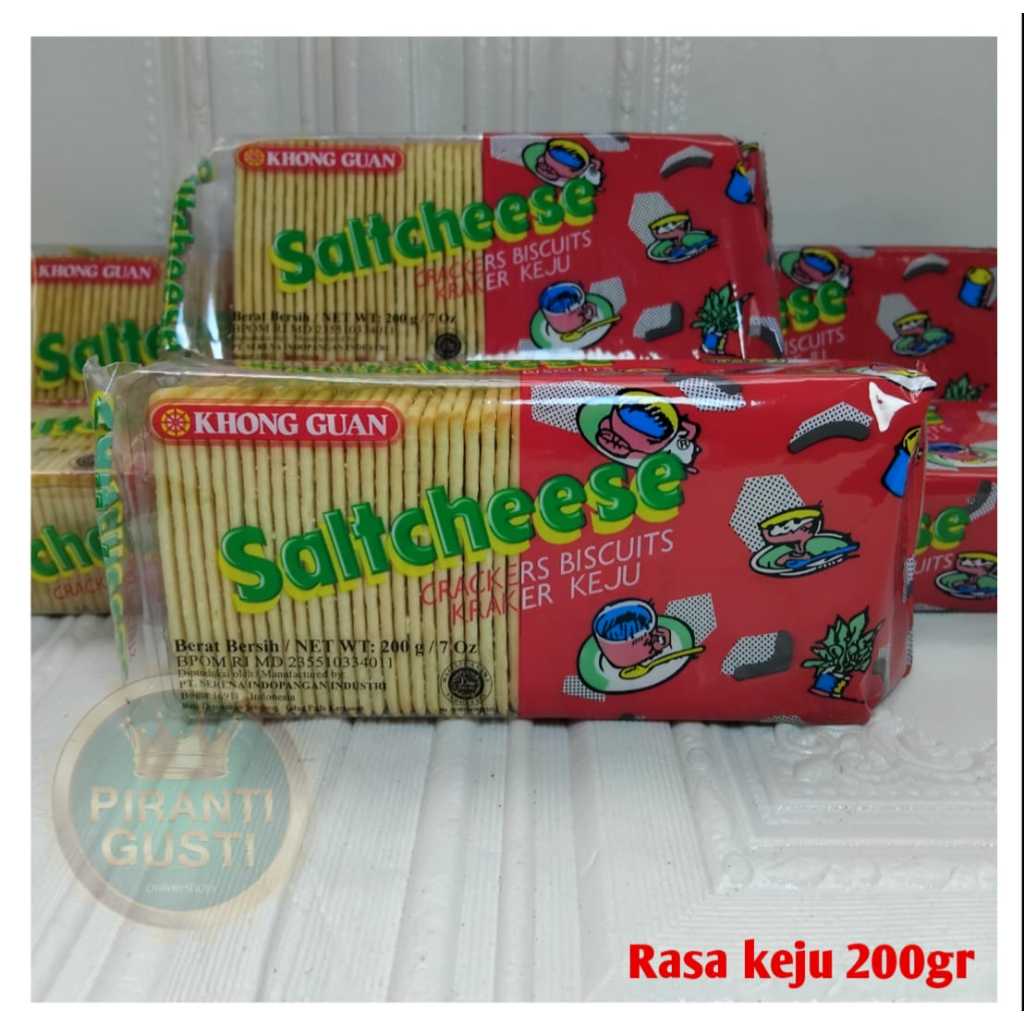 

saltcheese crackers keju khong guan 200 gr