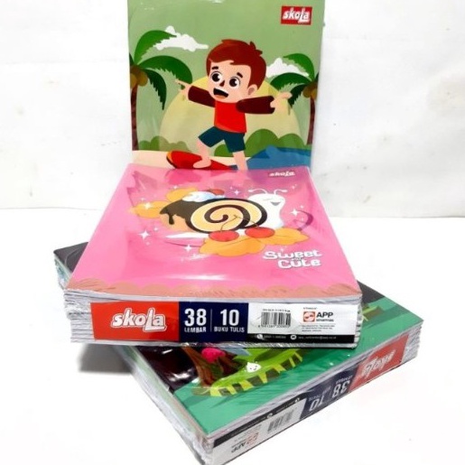 

Buku Tulis Skola by SIDU 38 Lembar 1 Pak Isi 1pcs
