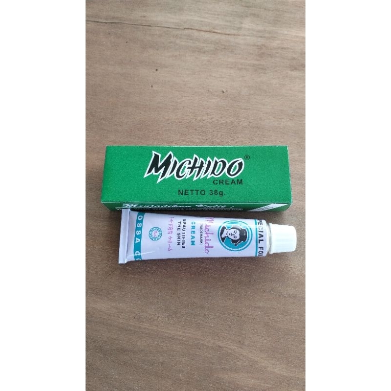 Michido Cream 38g – Krim Kecantikan untuk Memutihkan & Merawat Kulit,  krim wajah, michido cream, pe