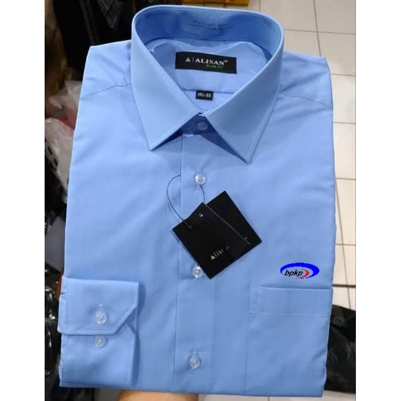 Kemeja ALISAN BPKP Serama BPKP Biru muda Panjang