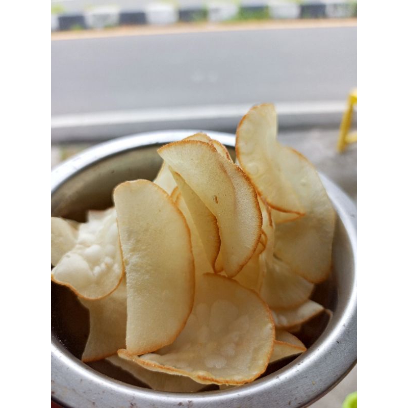 

Keripik singkong Qtela miniball enak gurih renyah