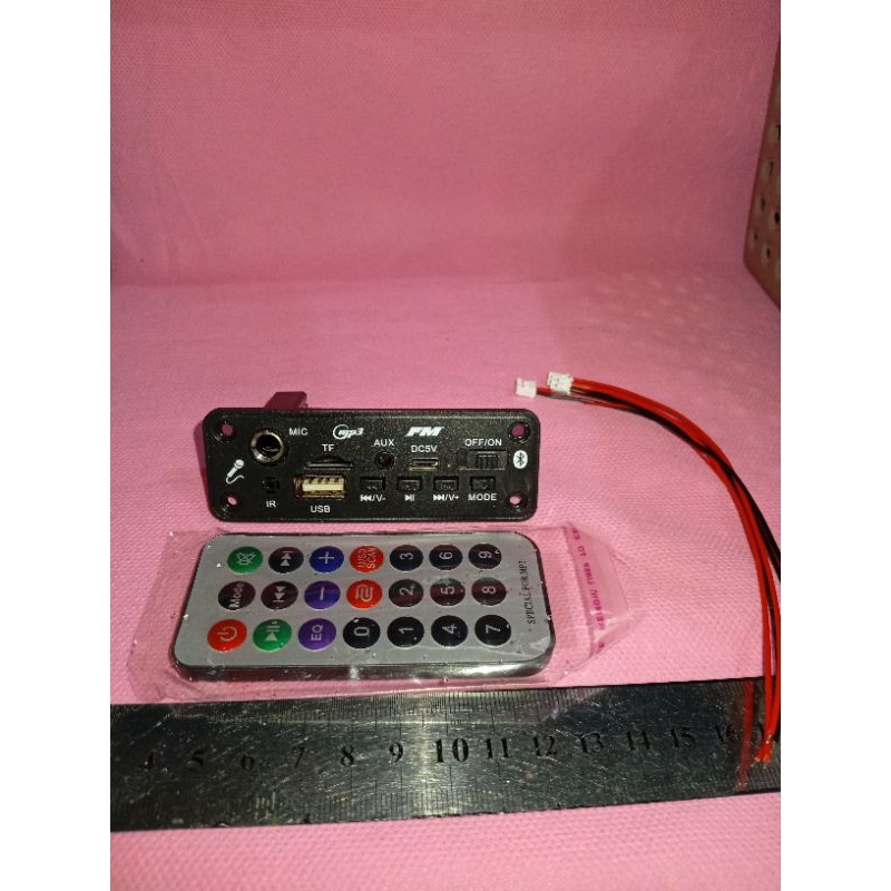 Modul Mp3 Bluetooth+ampli 3watt×2+karaoke 5v