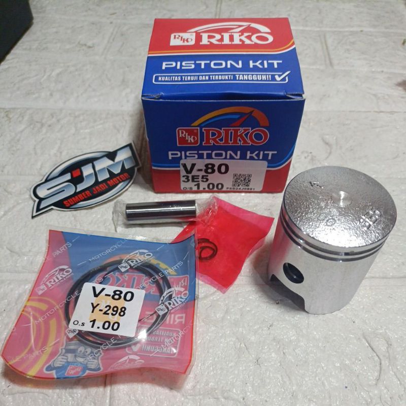 Piston Set Seher Kit Yamaha V80 V 80 V75 V 75 ROBOT V80DX Os Size 100