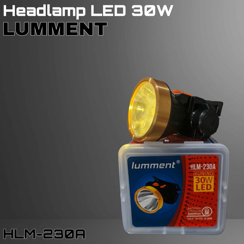 Headlamp /Senter Kepala LED 30W Merek Lumment HLM-230
