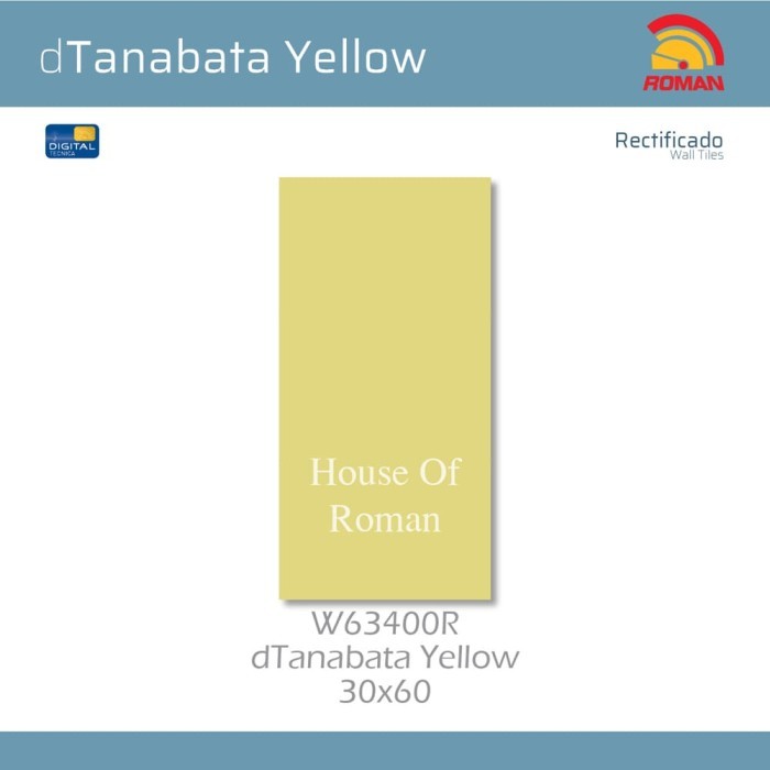 ROMAN KERAMIK dTanabata Yellow 30x60R W63400R ROMAN KERAMIK