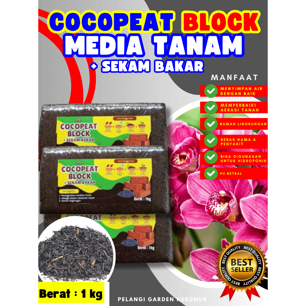 SOLUSI AMPUH  Cocopeat Halus, Cocopeat Hidroponik