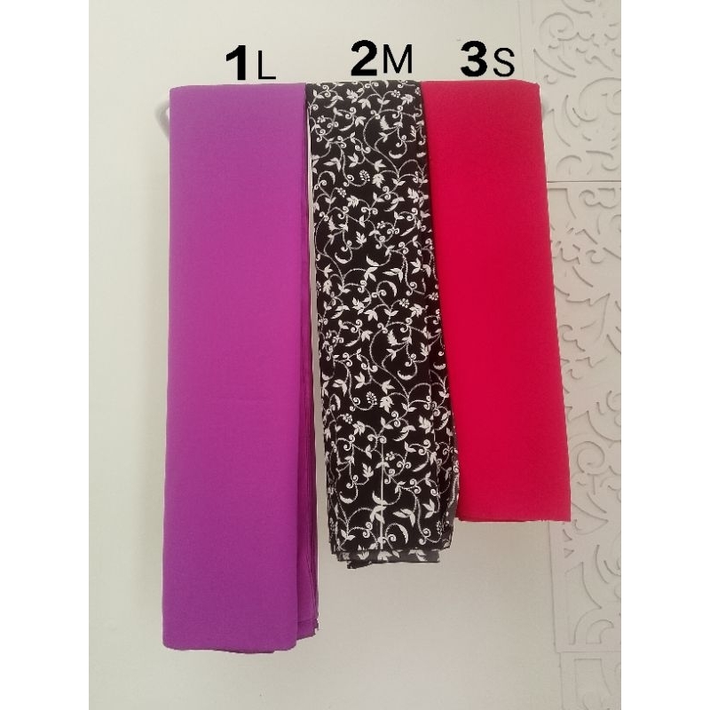 Kerudung segi empat MERAH CABE 120x120