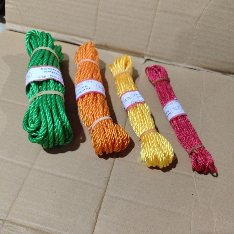 

Tali Tambanh Plastik uk 3/4/5/6 mm (10 meter)