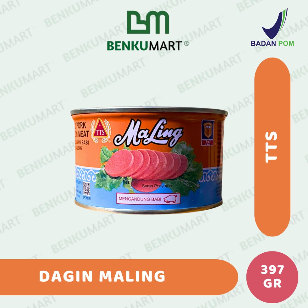 

Maling TTS Ham Babi 397 Gr Luncheon Pork Meat Daging Canned Ma Ling