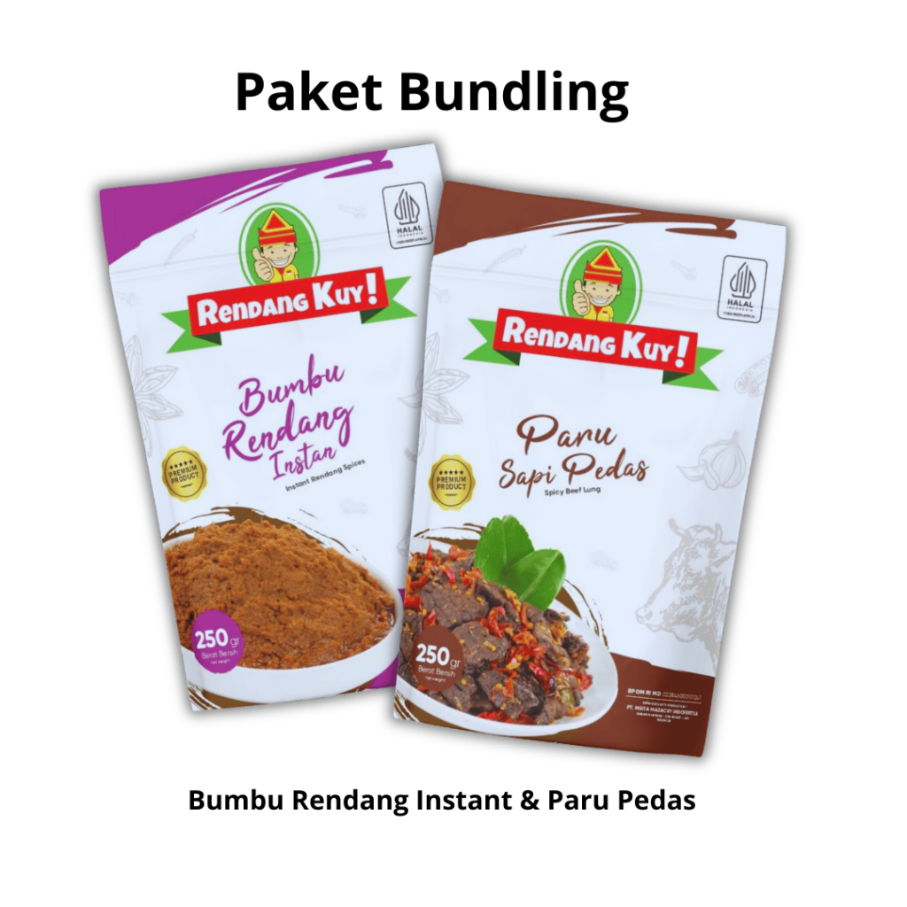 

Rendang Kuy! - Bundling Bumbu Rendang Instant & Paru Pedas