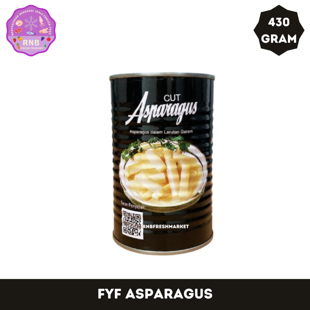 

Fyf Asparagus Kaleng Netto 430 Gram