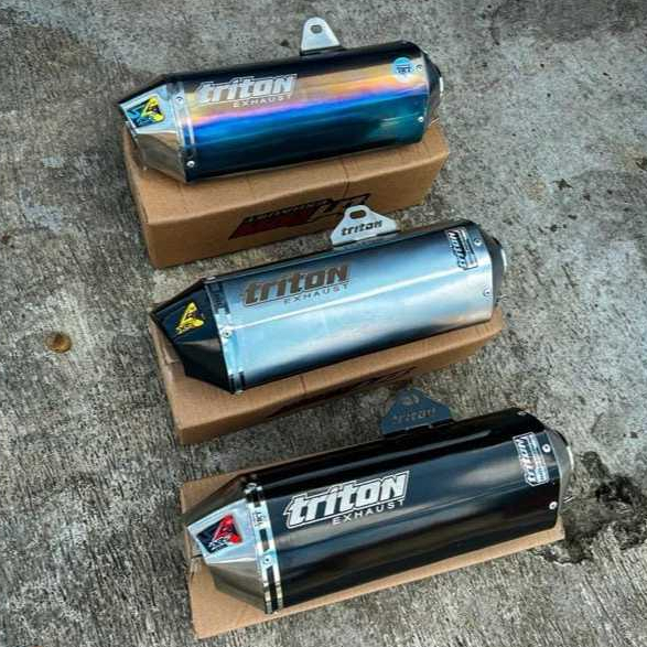 Silincer Knalpot CBR250RR, Ninja 250, R25, CBR150R, CB150R, R15 Triton Exhaust type XR-5 Series