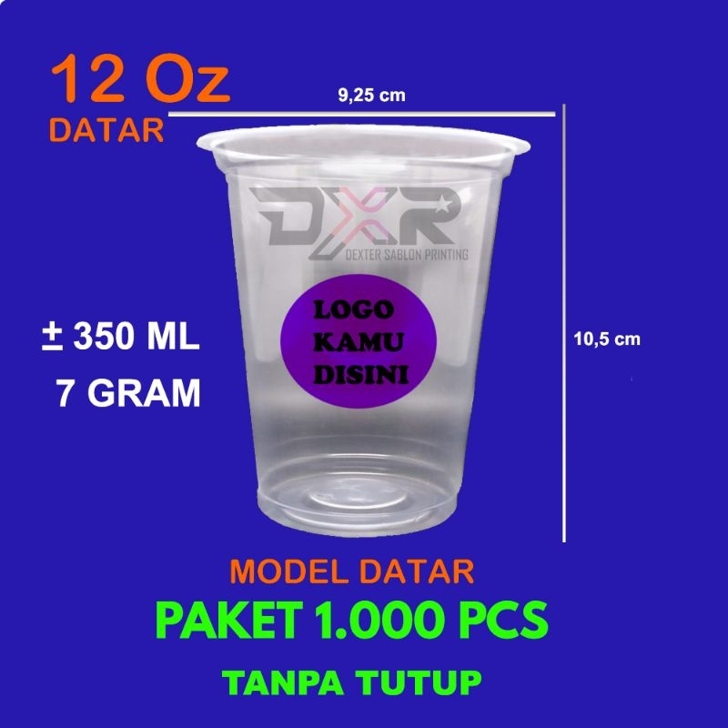 

Sablon Cup 12 Oz Datar 7 gram 1 karton (Isi 1000 pcs)