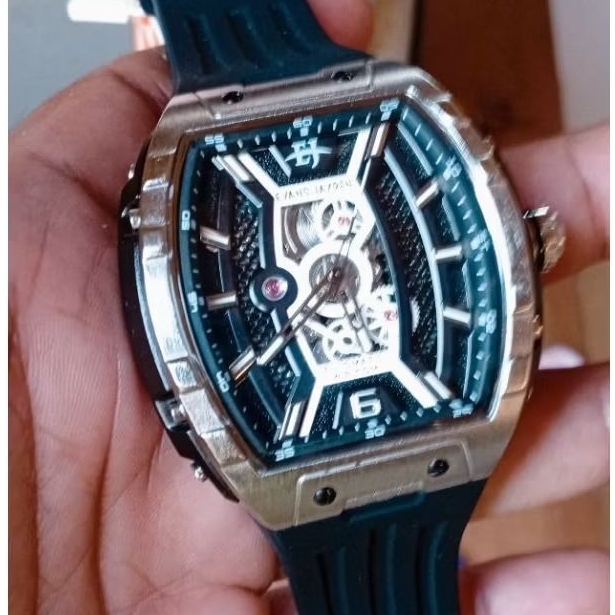 JAM LOKAL BRAND INDONESIA. BARU EVANS JAYDEN. STAINLESS SHAPPIRE GLASS