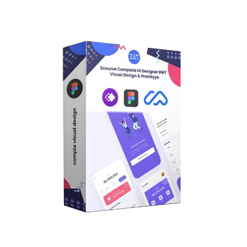 Ecourse Complete UI Designer Visual Design & Prototype