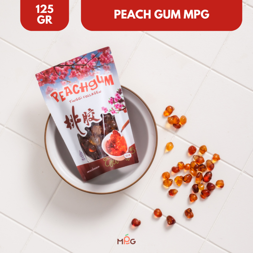 

Mending Peach Gum - PEACH GUM JUMBO Premium 125 gr Jumbo Tinggi Collagen