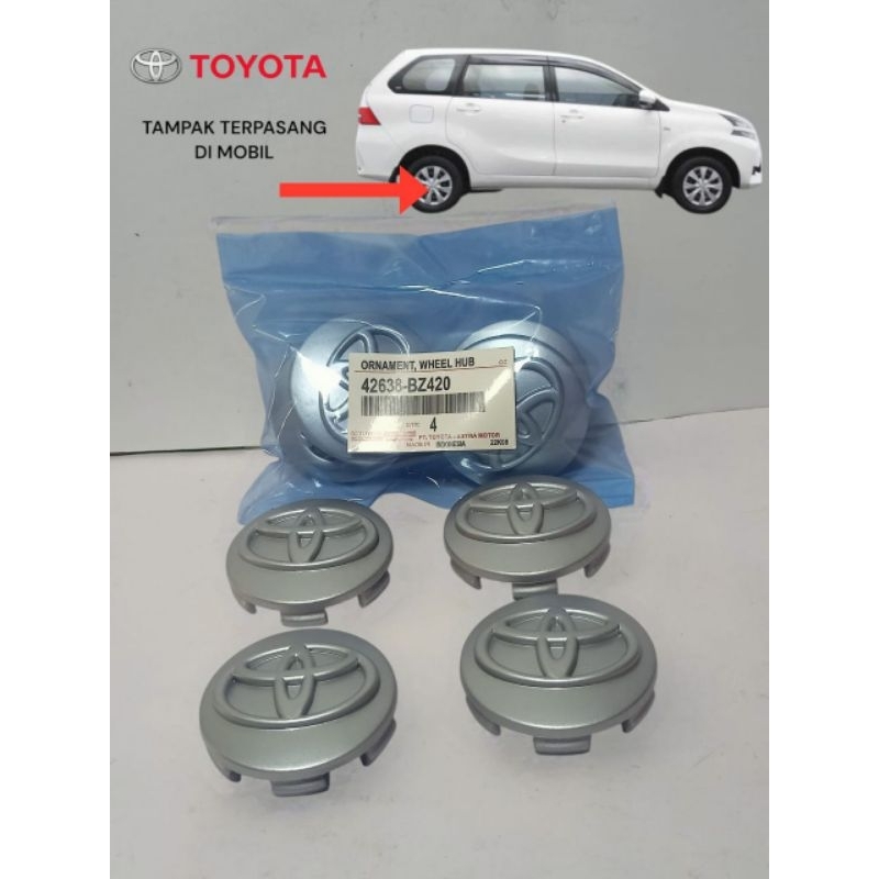 Dop roda/tutup velg mobil Toyota Avanza dan Rush 2004-2019
