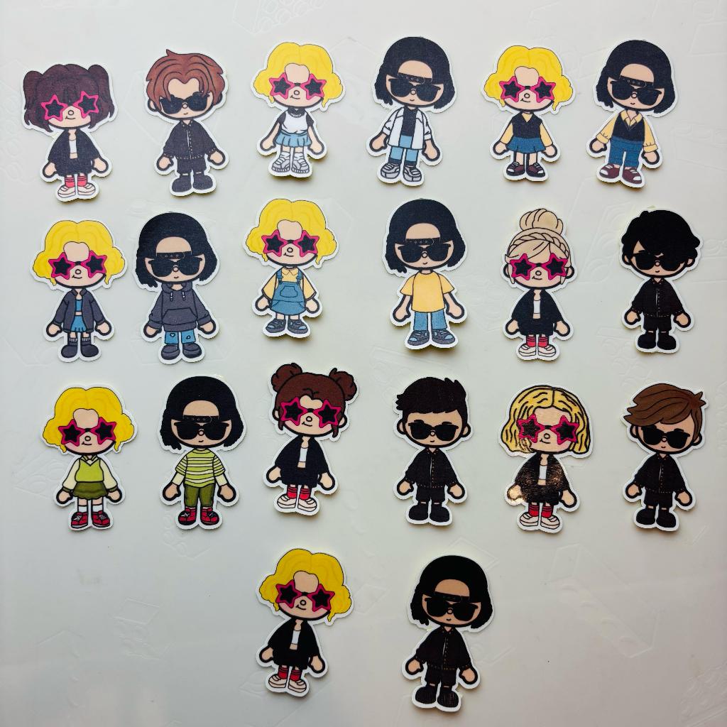 

Sticker APT Rosie Blackpink Bruno Mars 20 pcs Sudah di laminasi dan digunting Tinggal Tempel