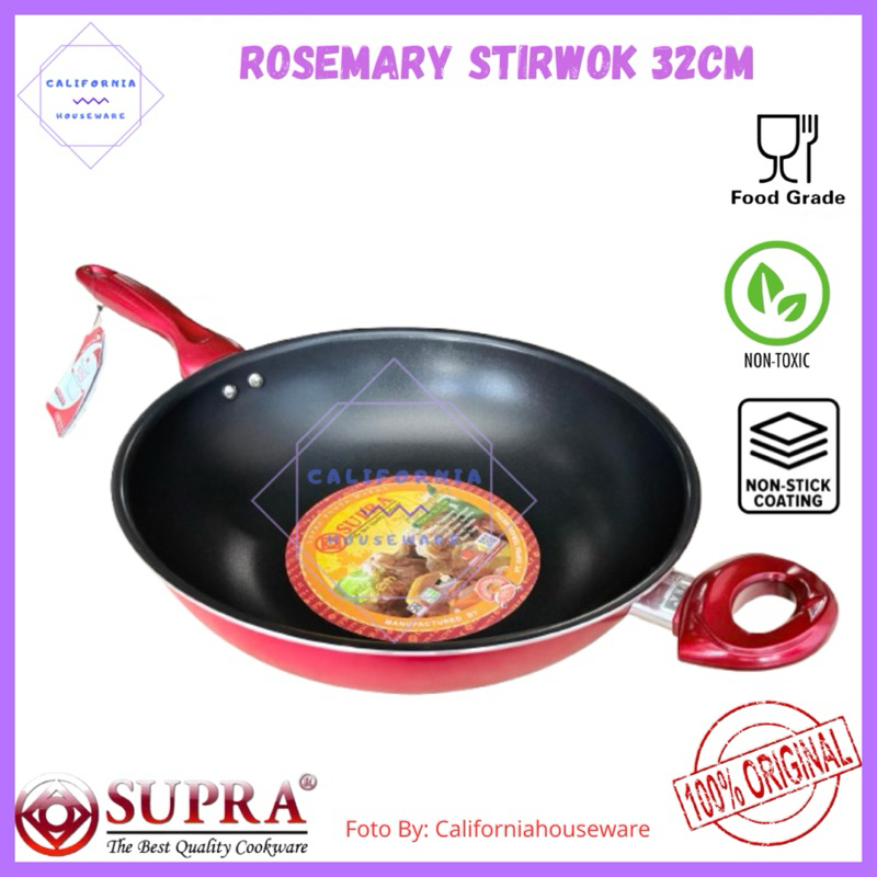 Wajan Stirwok 32cm Aluminium SUPRA / SUPRA Stirwok 32cm