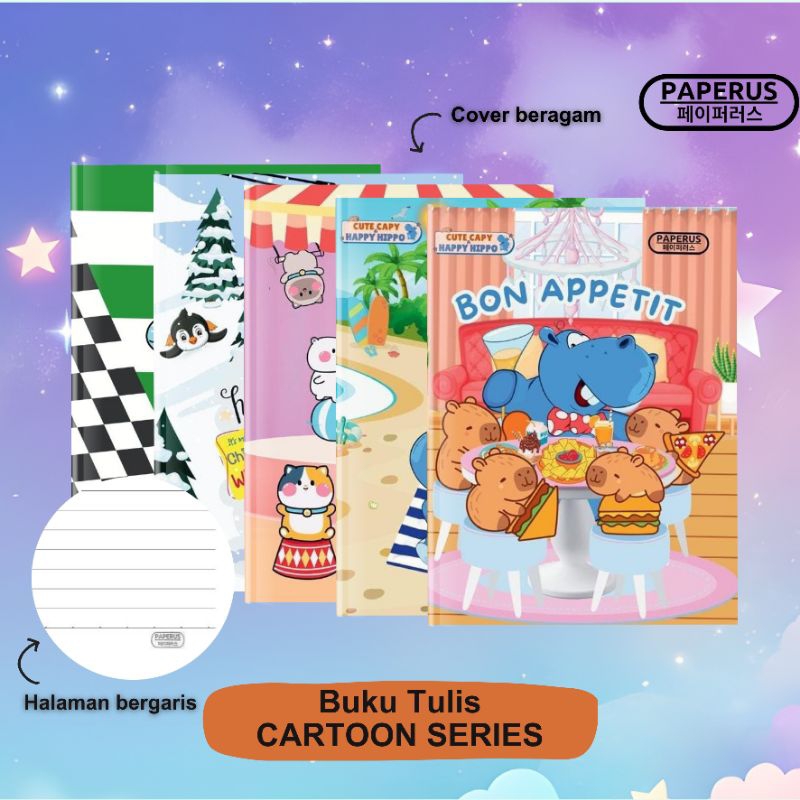 

PAPERUS Buku Tulis / Series CARTOON / Buku Tulis Murah